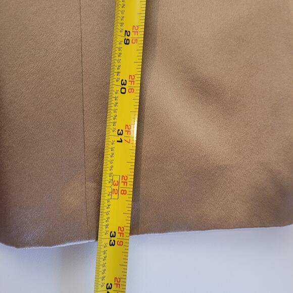 Talbots 100% Silk Caramel Jacket Women’s Size 10 Lightweight Button Front Coat - Picture 11 of 11